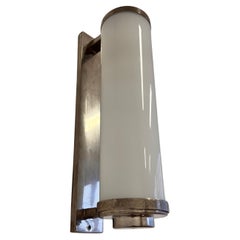 BIG Chrome Design Bauhaus Wall Lamp, 1930s - Czechoslovakia