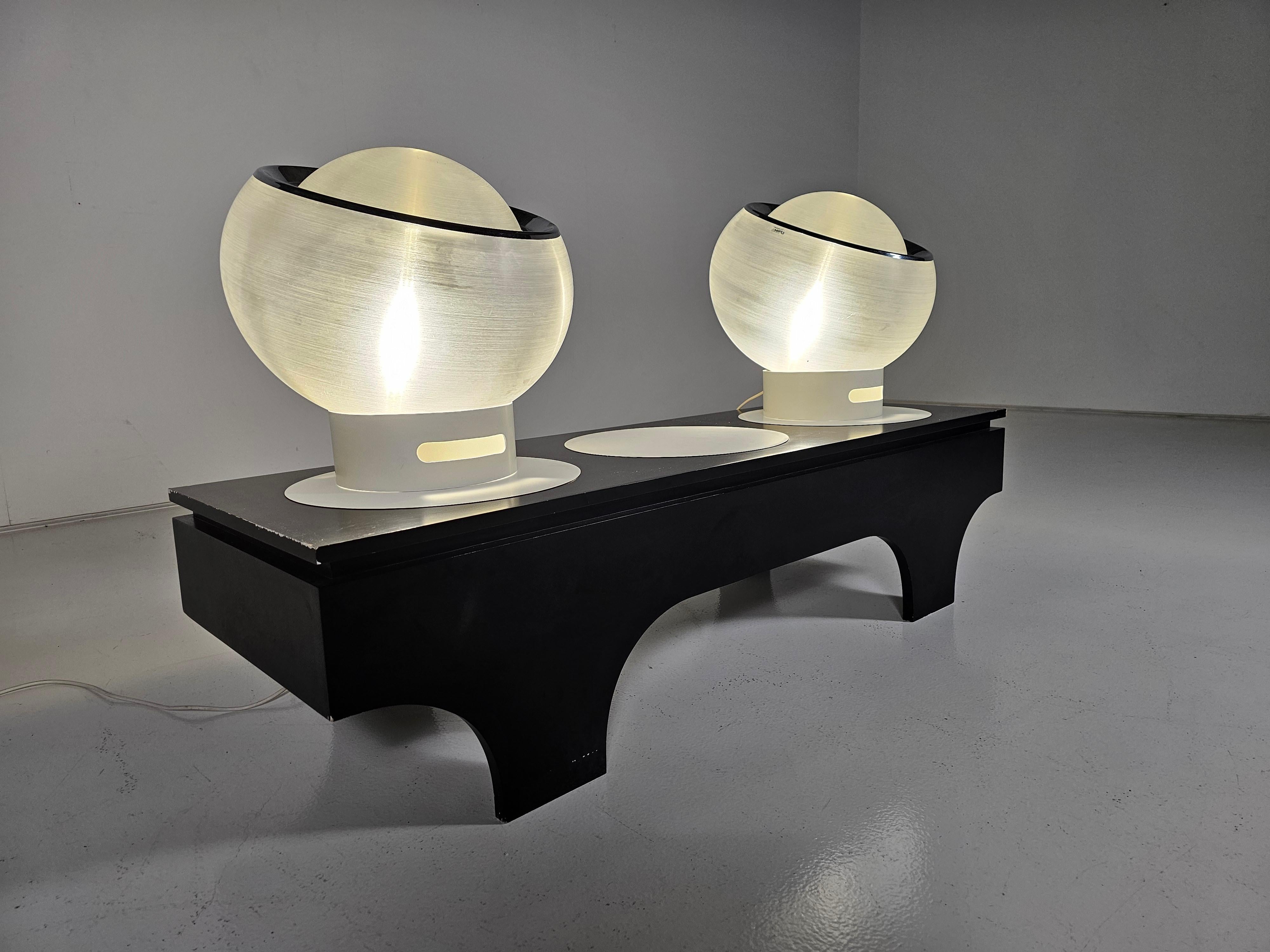 Lámparas de mesa Big Clan de Harvey Guzzini & Studio 6G para Meblo, años 60 Moderno de mediados de siglo en venta