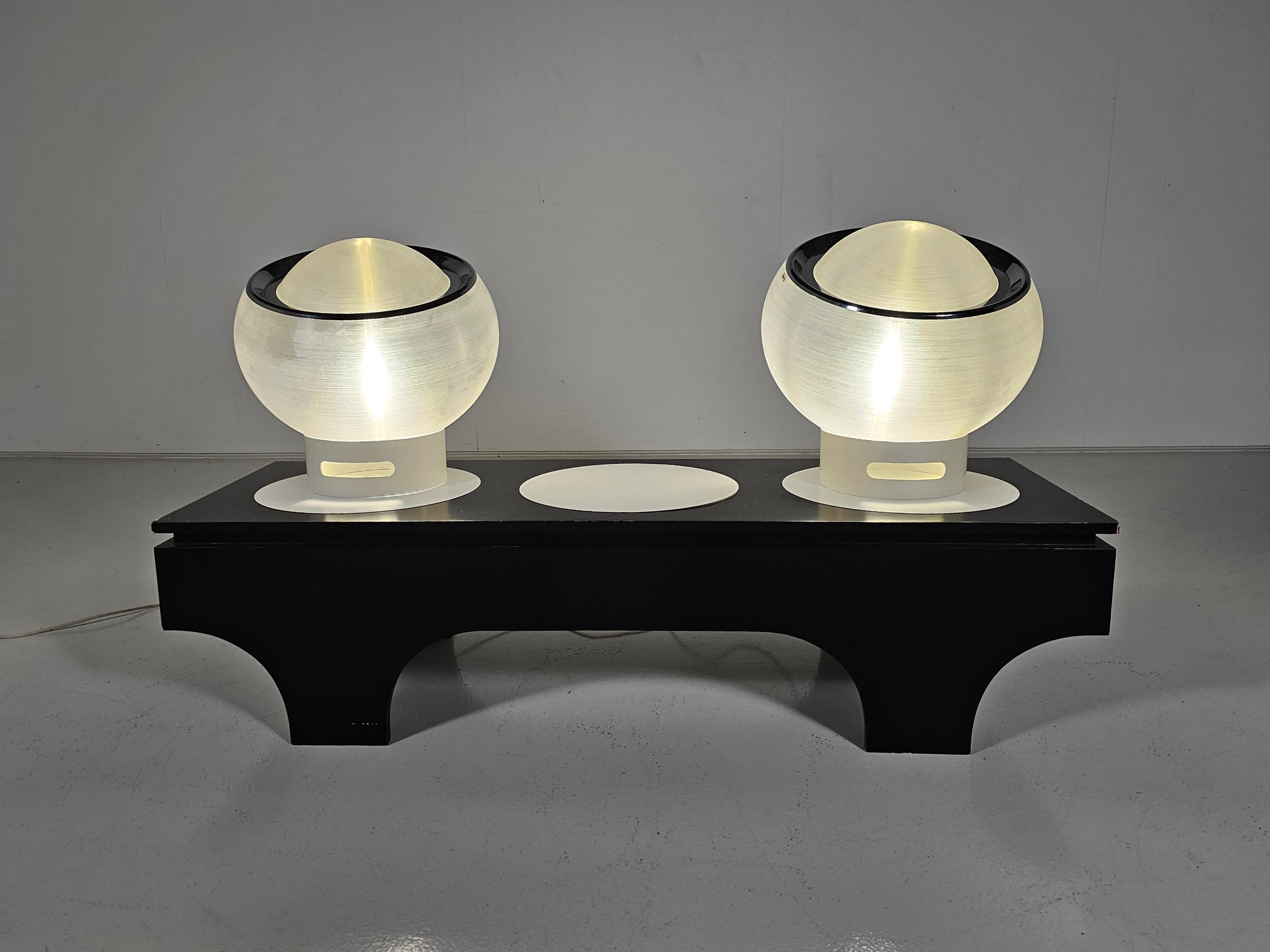 Lámparas de mesa Big Clan de Harvey Guzzini & Studio 6G para Meblo, años 60 en Bueno estado para la venta en amstelveen, NL