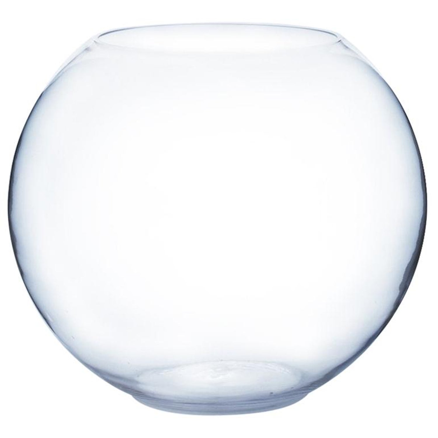 Big Clear Decorative Bowl Vase For Sale At 1stdibs