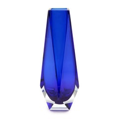 Mid-Century Modern "Goccia" Vase by Mandruzzato, Murano Glass, 40 cm