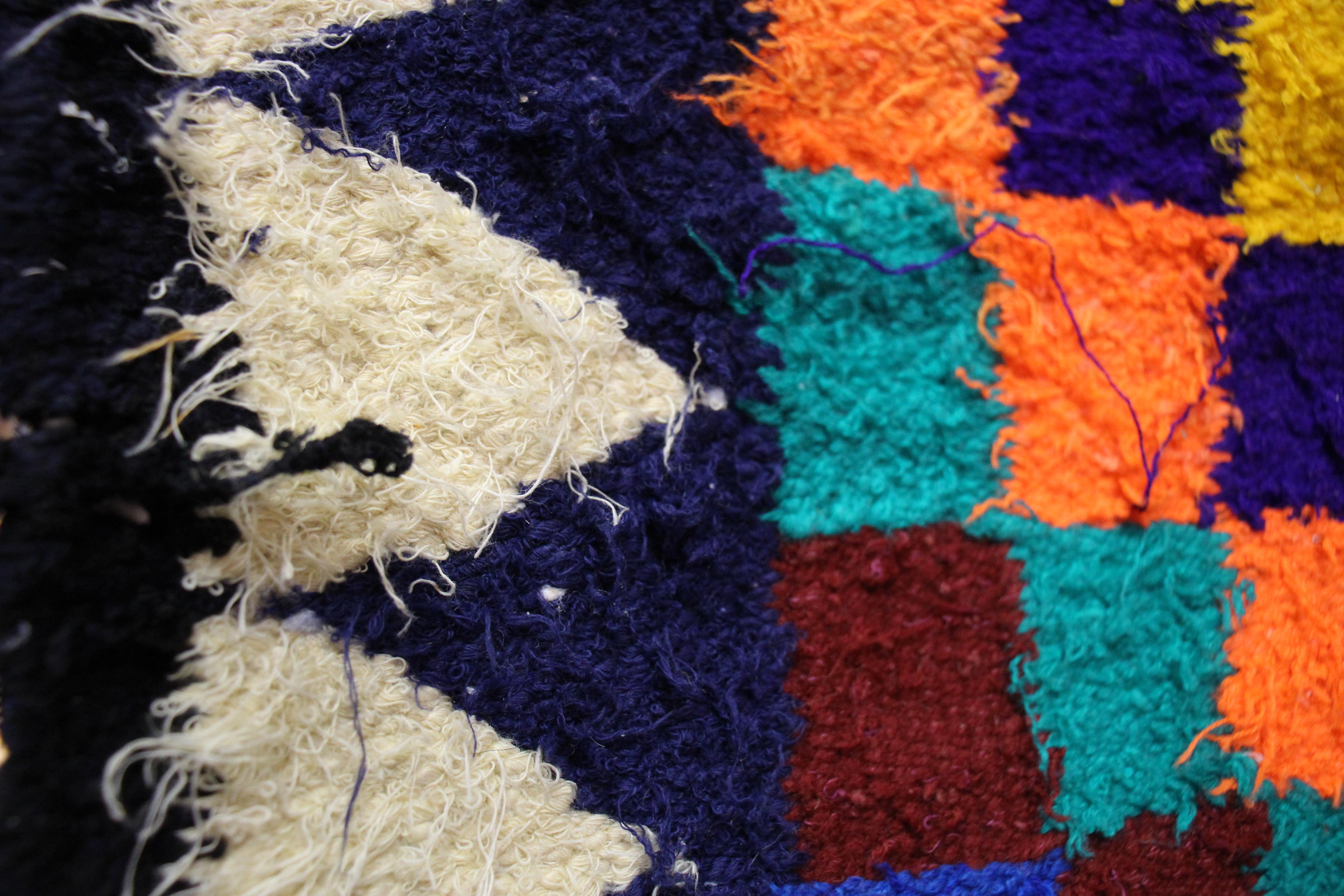 Big Colorful Vintage Carpet, Boho Style Rug, Similar to Kilim 2