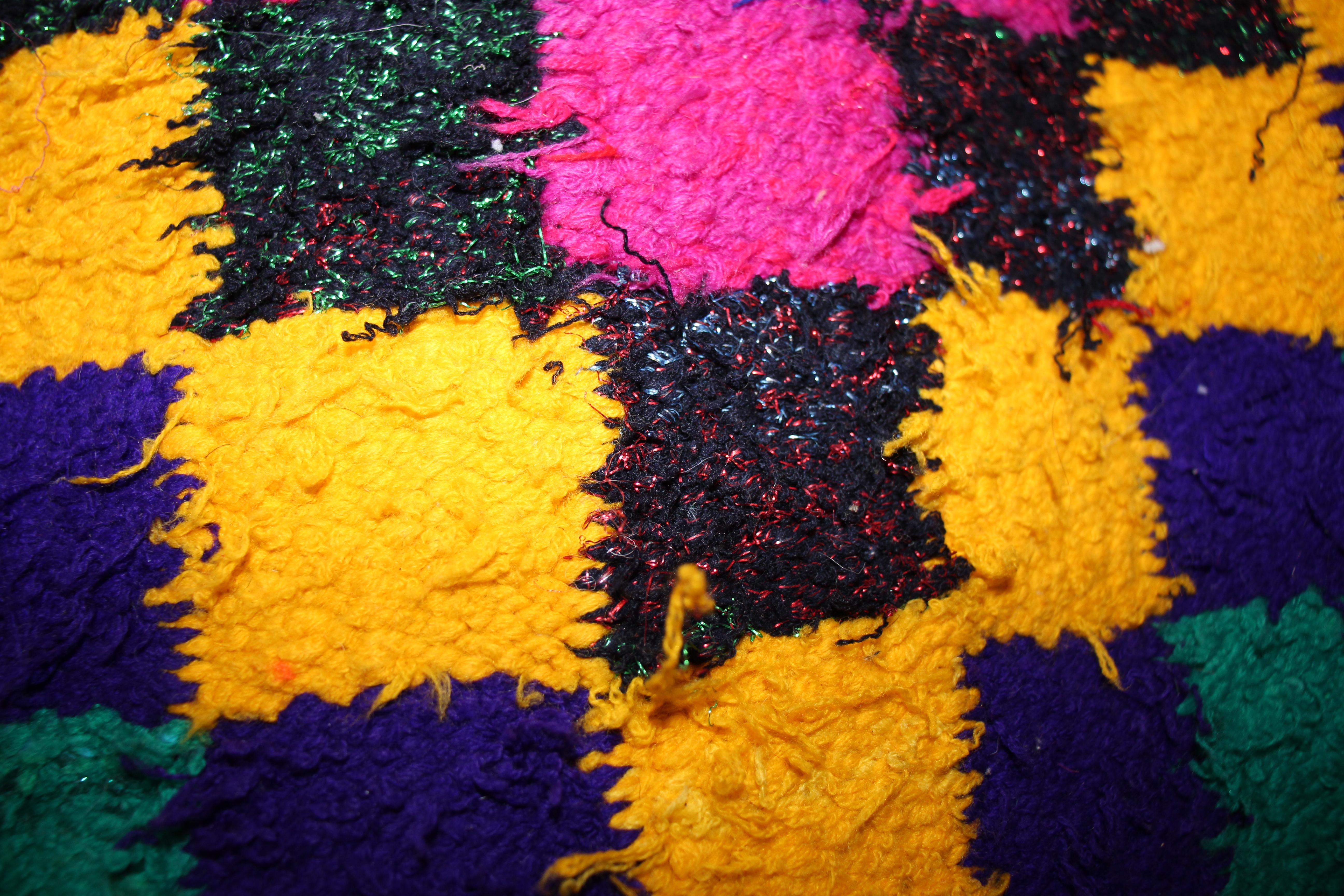 Big Colorful Vintage Carpet, Boho Style Rug, Similar to Kilim 4