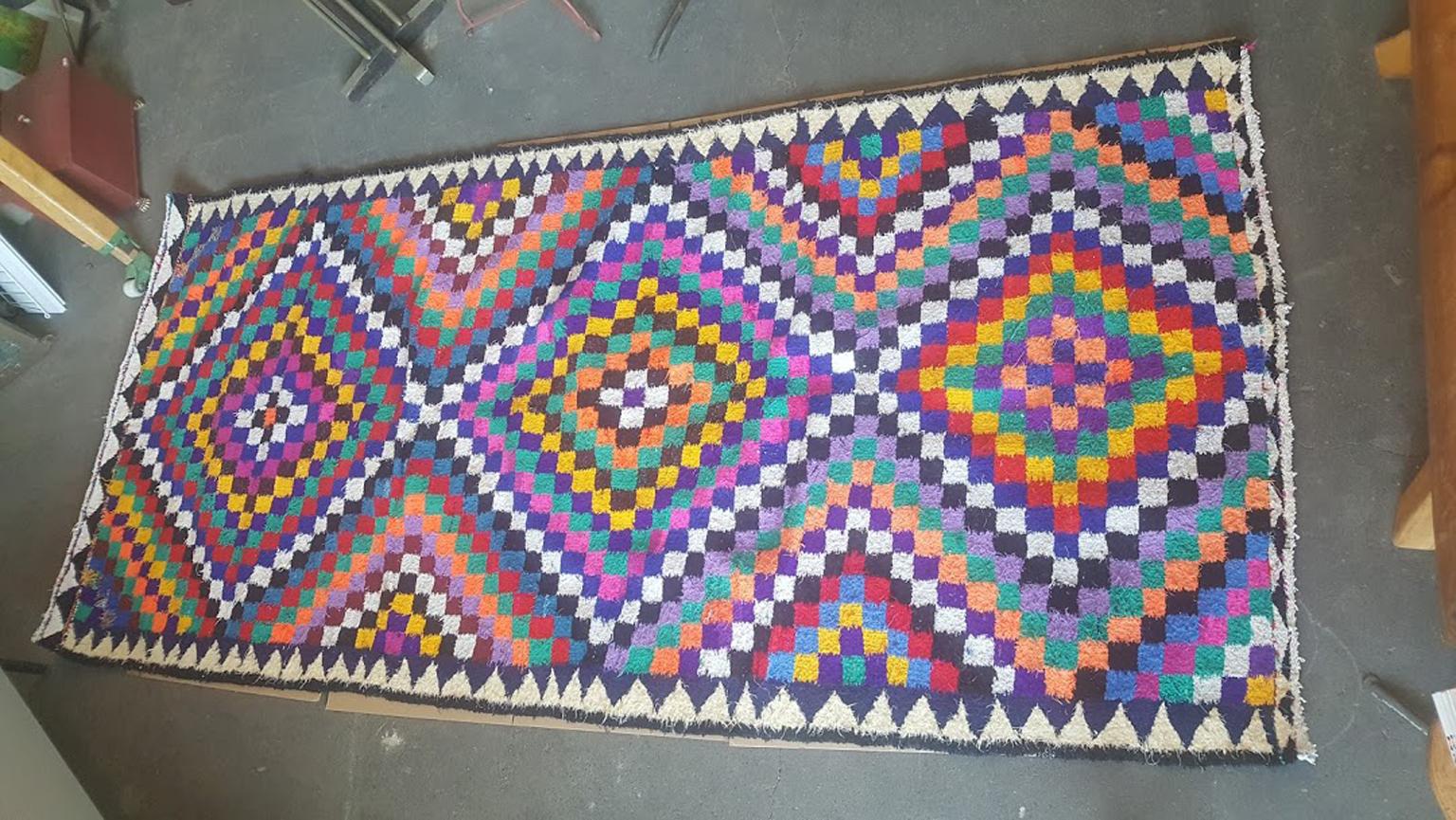 boho colorful rug