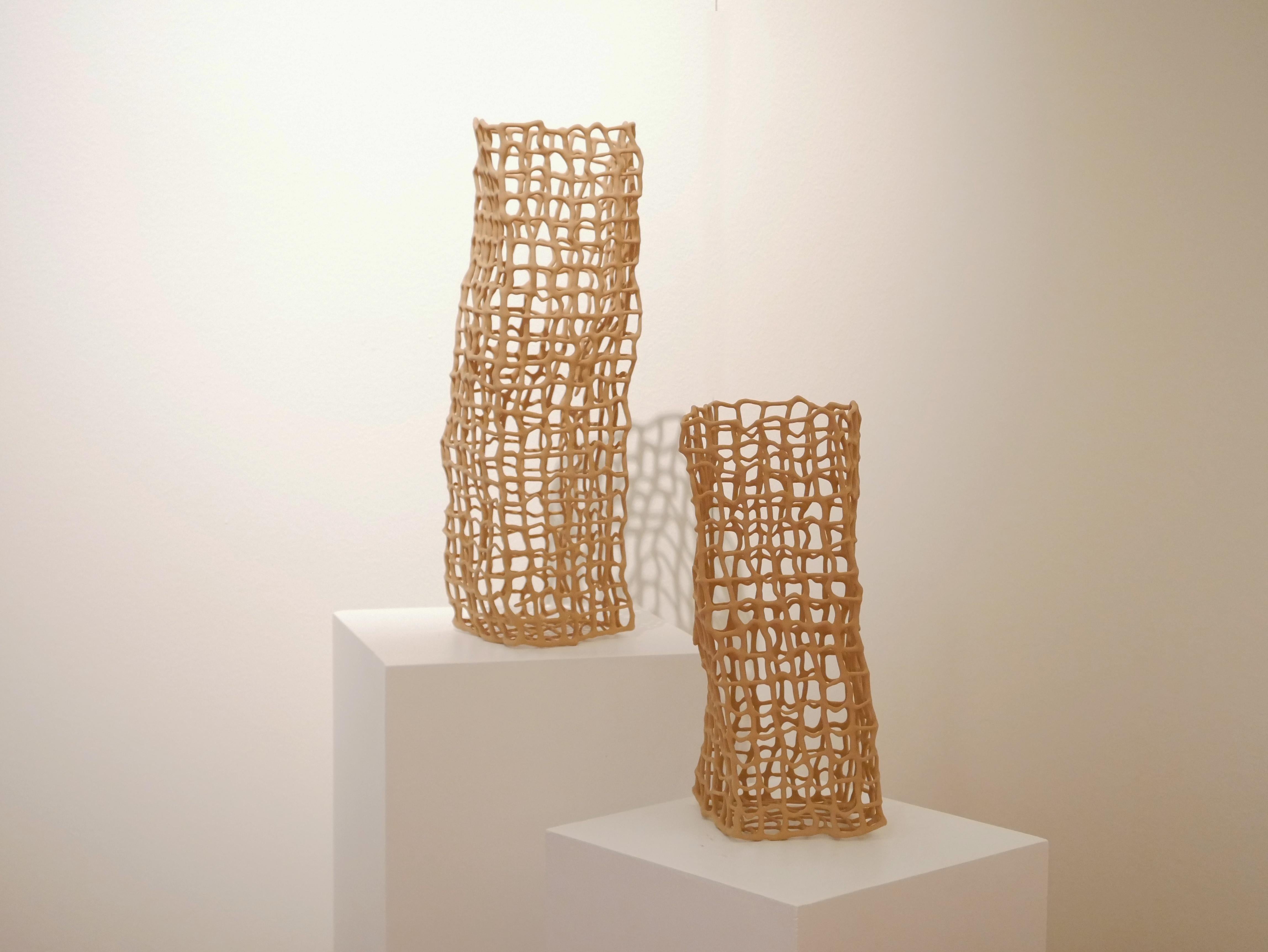 Big Coral Vase by Dzovag Kotchian In New Condition For Sale In Geneve, CH