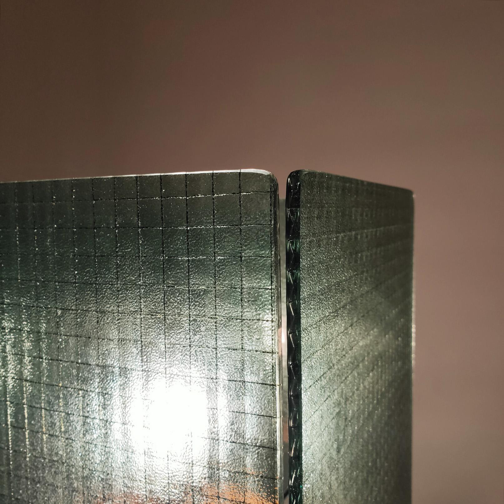 Big cubist postmodern spanish table lamp, 1970 For Sale 3