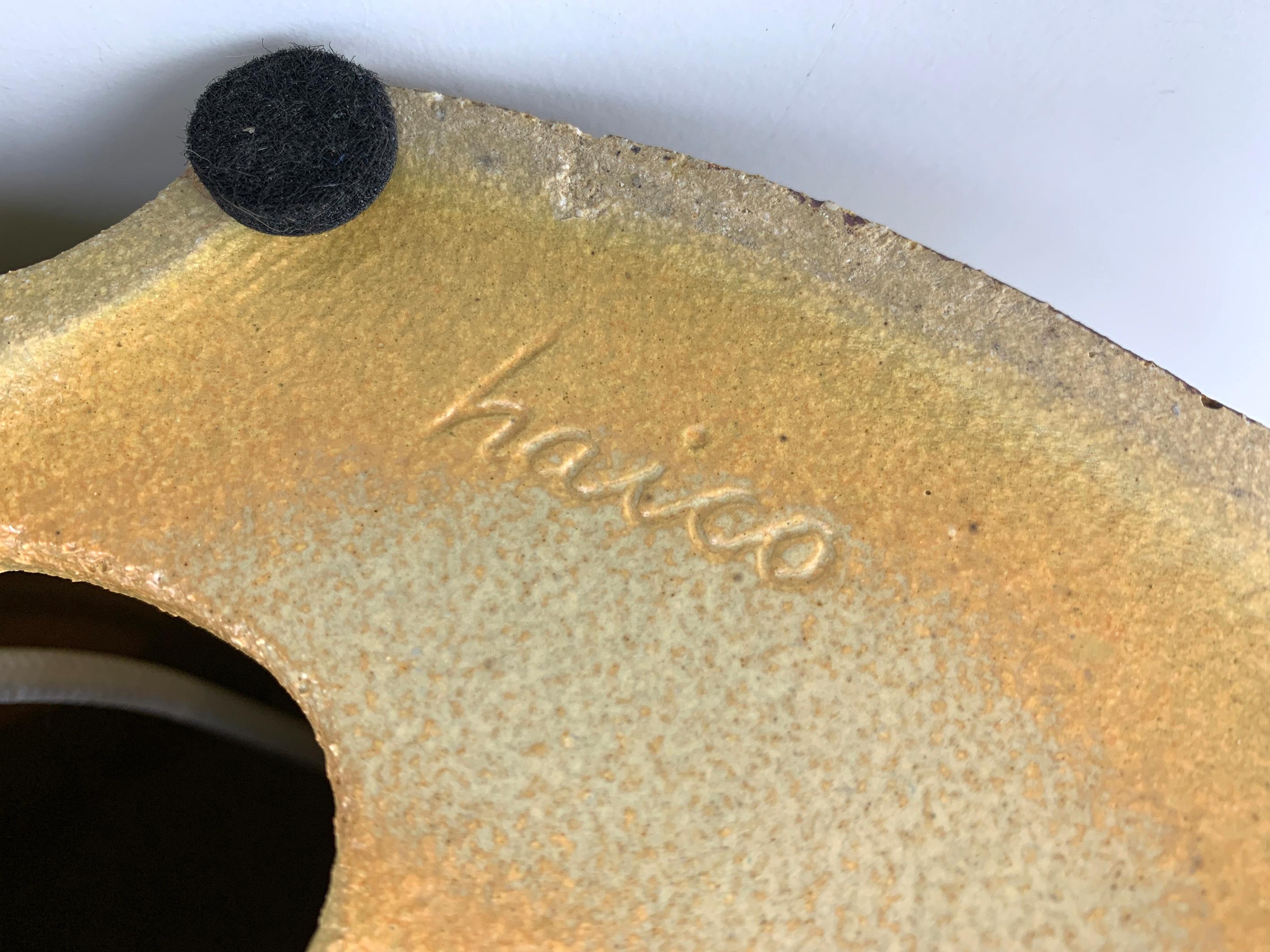 Große dänische Søholm Stentøj Keramik-Tischlampe, glasiertes Steinzeug von Haico Nitzsche im Angebot 5
