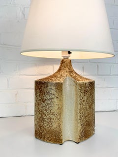 Big Danish Søholm Stentøj ceramic table lamp, glazed stoneware by Haico Nitzsche