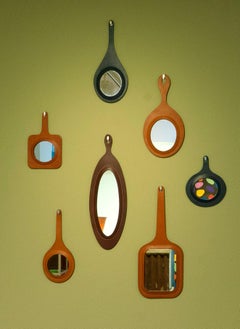 Big Day Wall Mirror Equipped with Stainless Steel Hook by Oscar Maschera