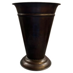 Big decorative art deco bronze urn Denmark 1930’s