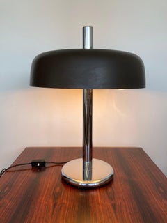 Big Design Extra Large Midcentury Mushroom Table Lamp by Hillebrand, 1970s