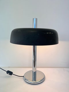 Big Design Extra Large Midcentury Mushroom Table Lamp by Hillebrand, 1970s