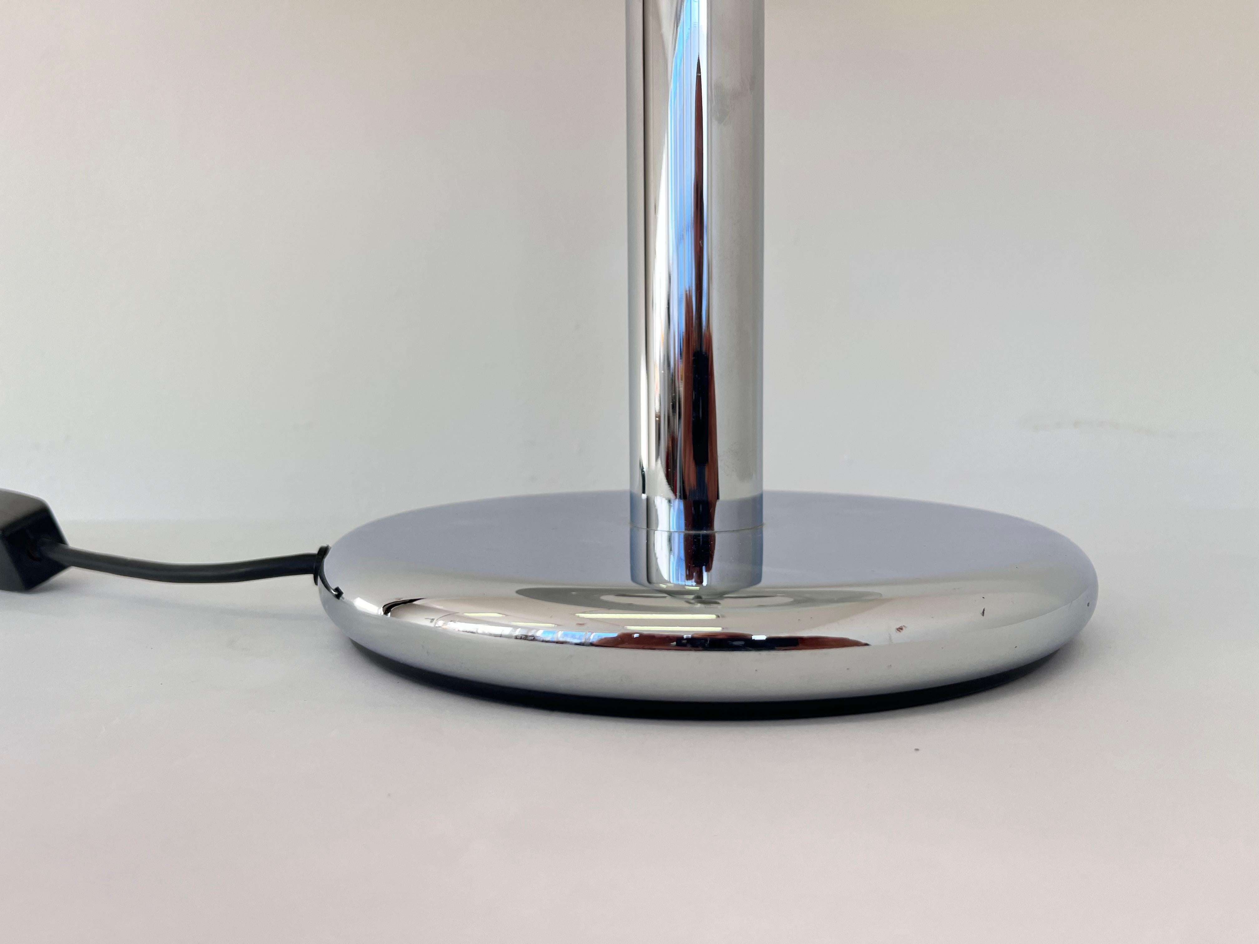 Lacquered Big Design Extra Large Midcentury Mushroom Table Lamp by Hillebrand, 1970s For Sale