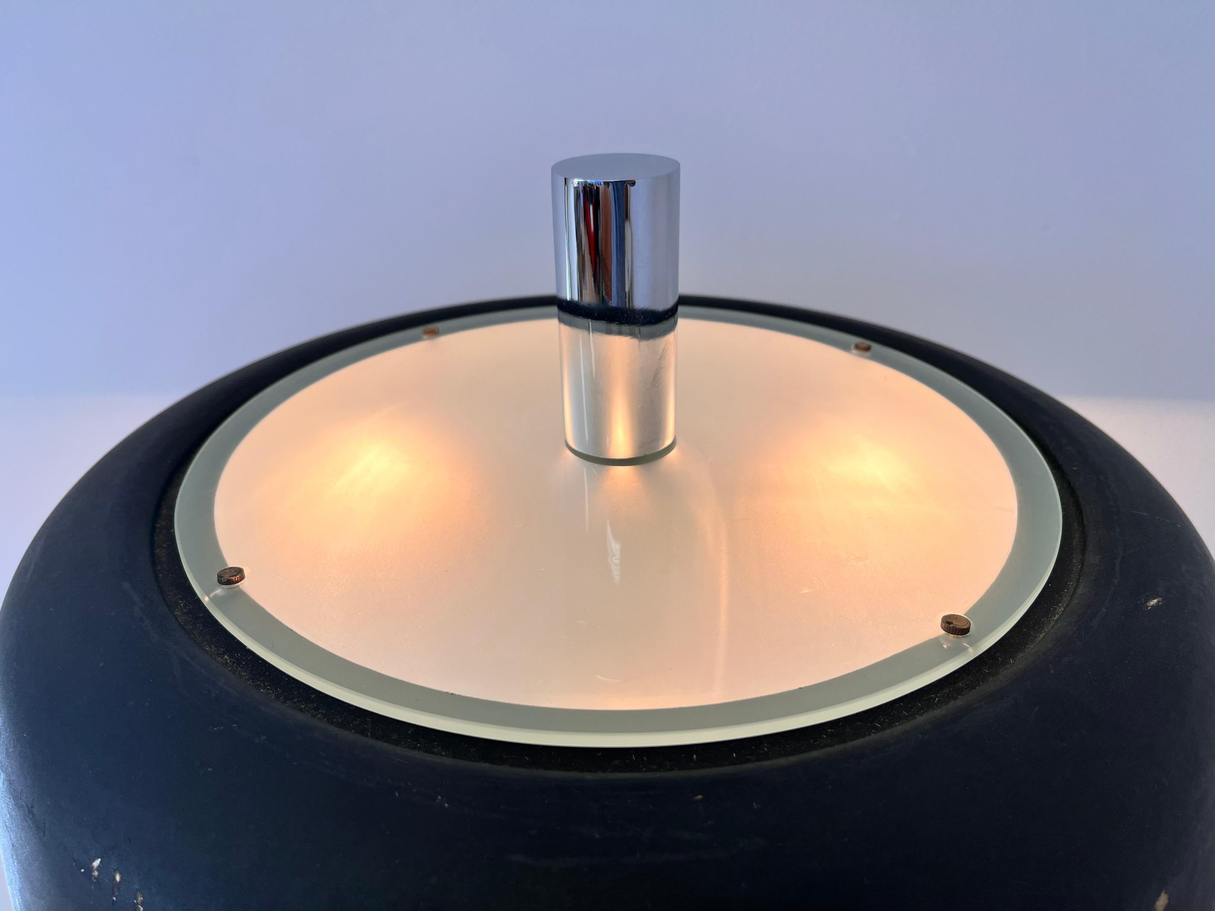 Big Design Extra Large Midcentury Mushroom Table Lamp by Hillebrand, 1970s For Sale 1