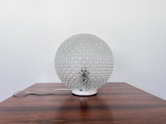 Big Design mid century glass Table Lamp, 1980s - Czechoslovakia