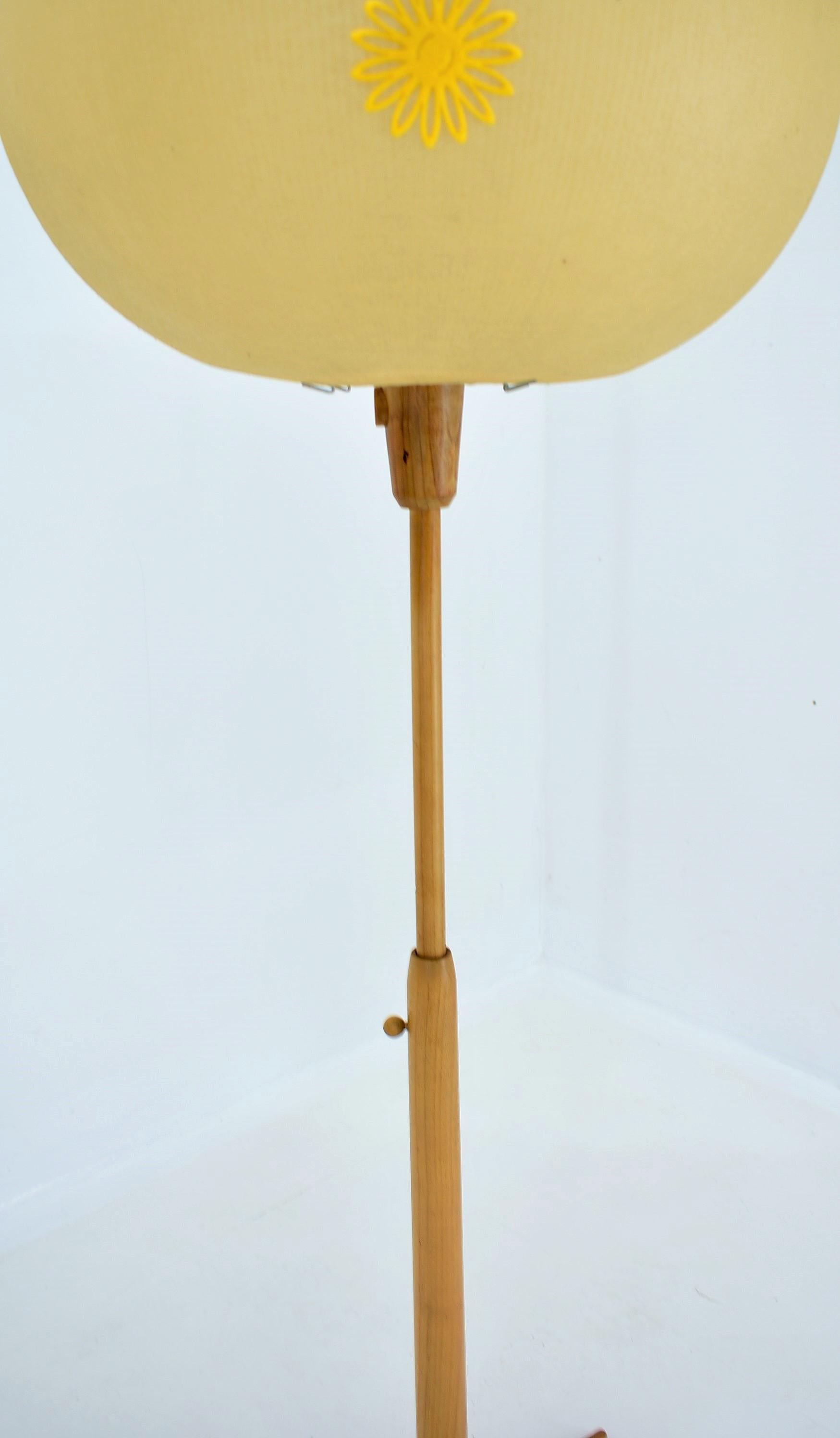 Big Design Midcentury Adjustable Floor Lamp by ÚLUV, 1960s 4