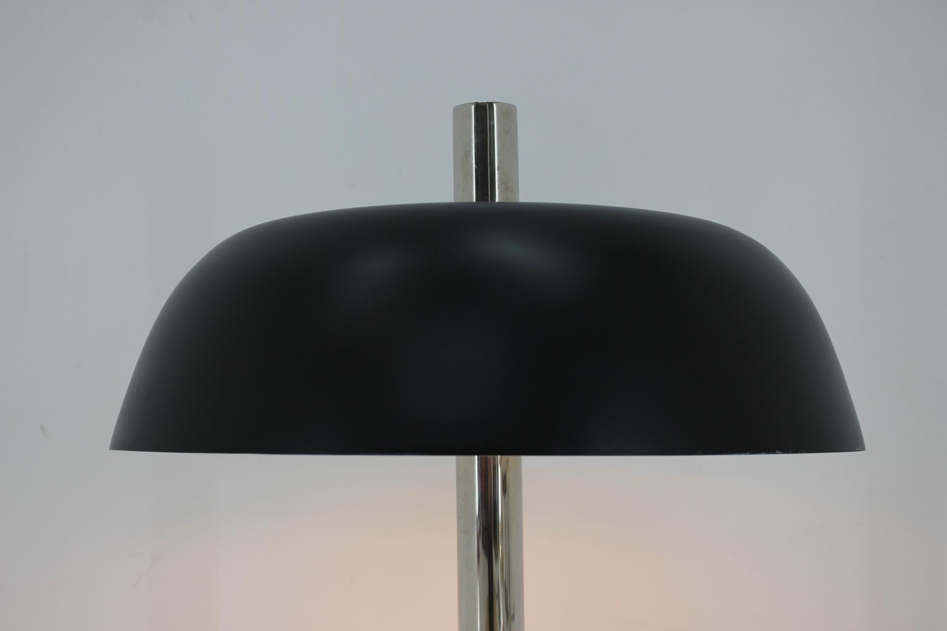 Mid-Century Modern Big Design Extra Large Midcentury Mushroom Table Lamp by Hillebrand, 1970s For Sale