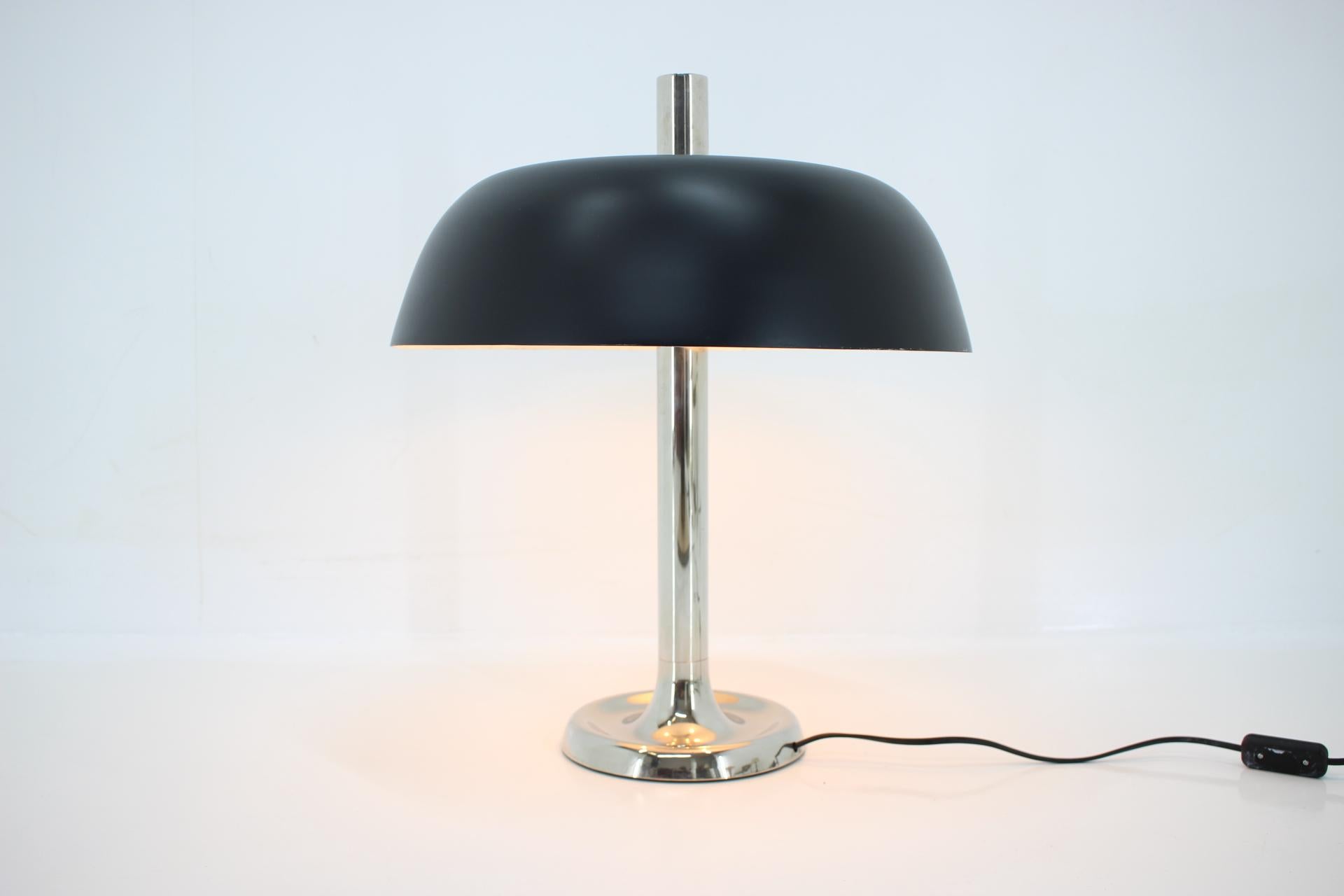 Lacquered Big Design Extra Large Midcentury Mushroom Table Lamp by Hillebrand, 1970s For Sale