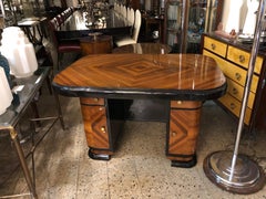 Scrivania Art Deco in Wood, 1930, Made in France