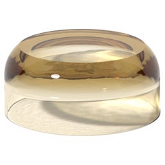 Table d'appoint Big Dew Drop en citrine, résine translucide, par Ian Cochran