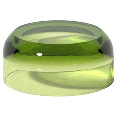 Table d'appoint Big Dew Drop en Honeydew, résine translucide, par Ian Cochran