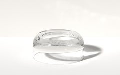 Modern Big Dew Drop Side Table in Spritz Orange Translucent Resin by Ian Cochran