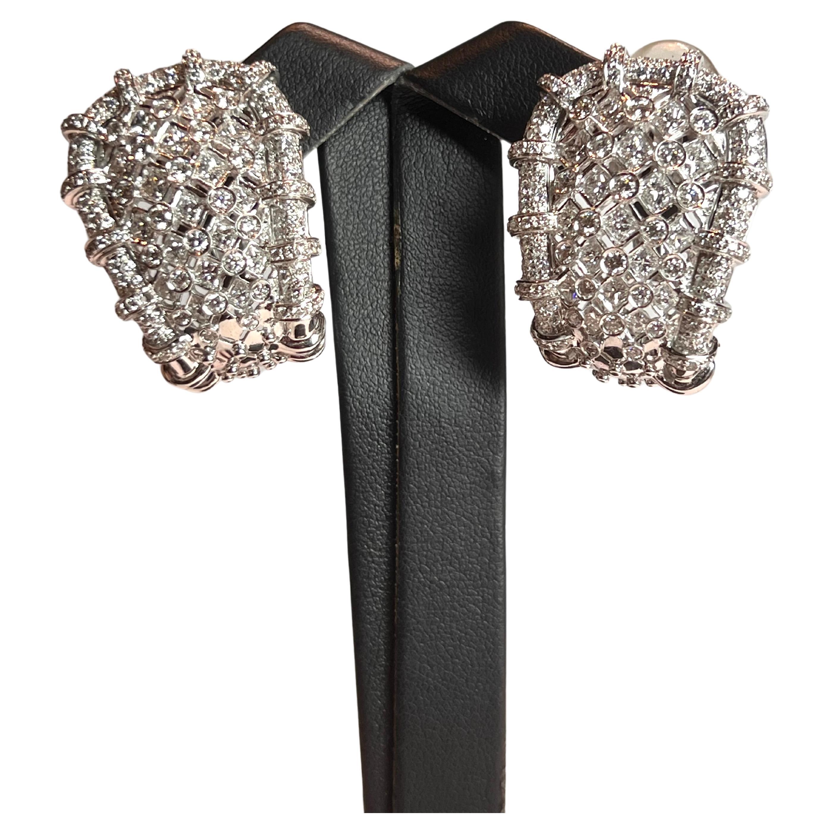 Big Diamond Earrings