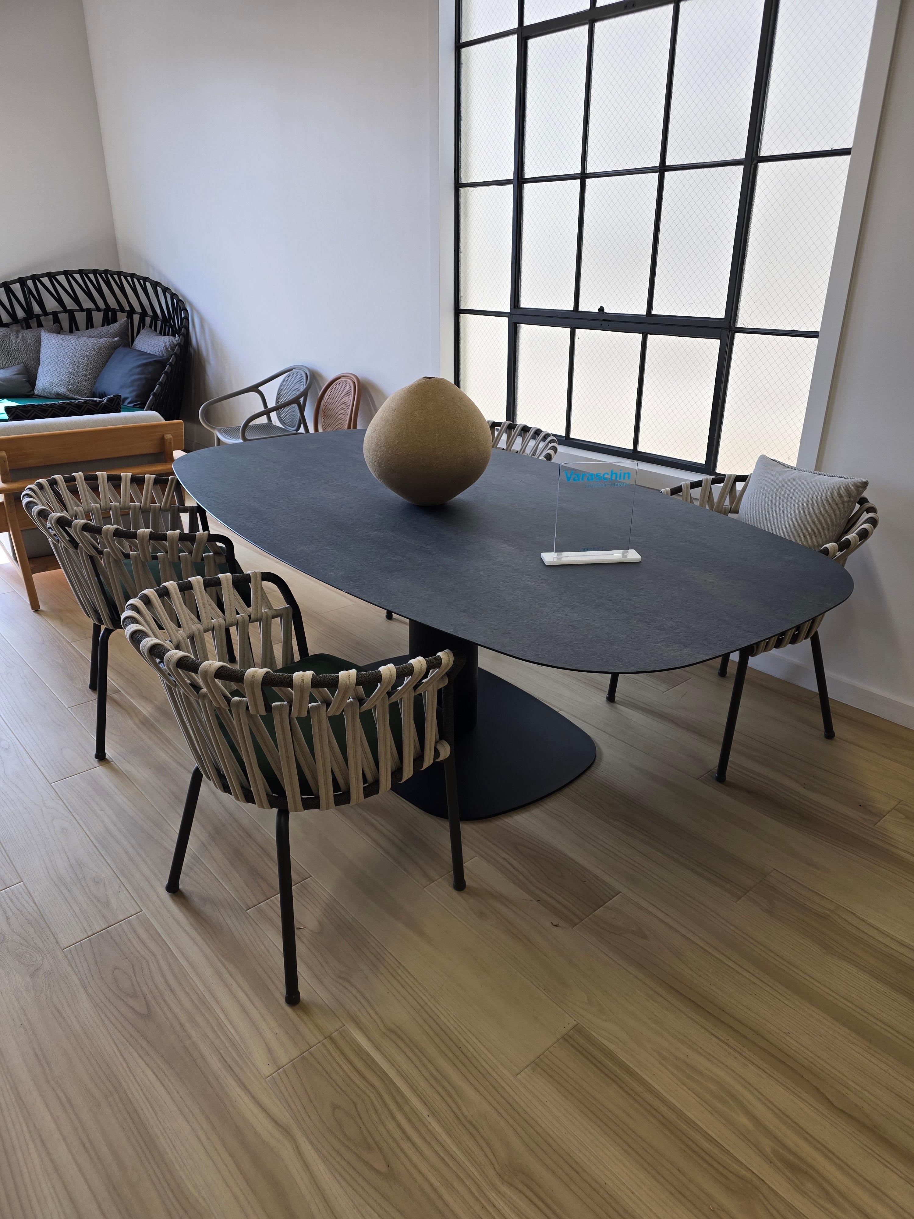 Steel BIG Dining Table *Showroom sample For Sale