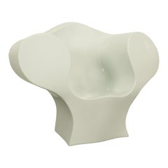 "Big Easy" Ron Arad Design for Moroso Italian Postmodern White Lounge Chair 1990