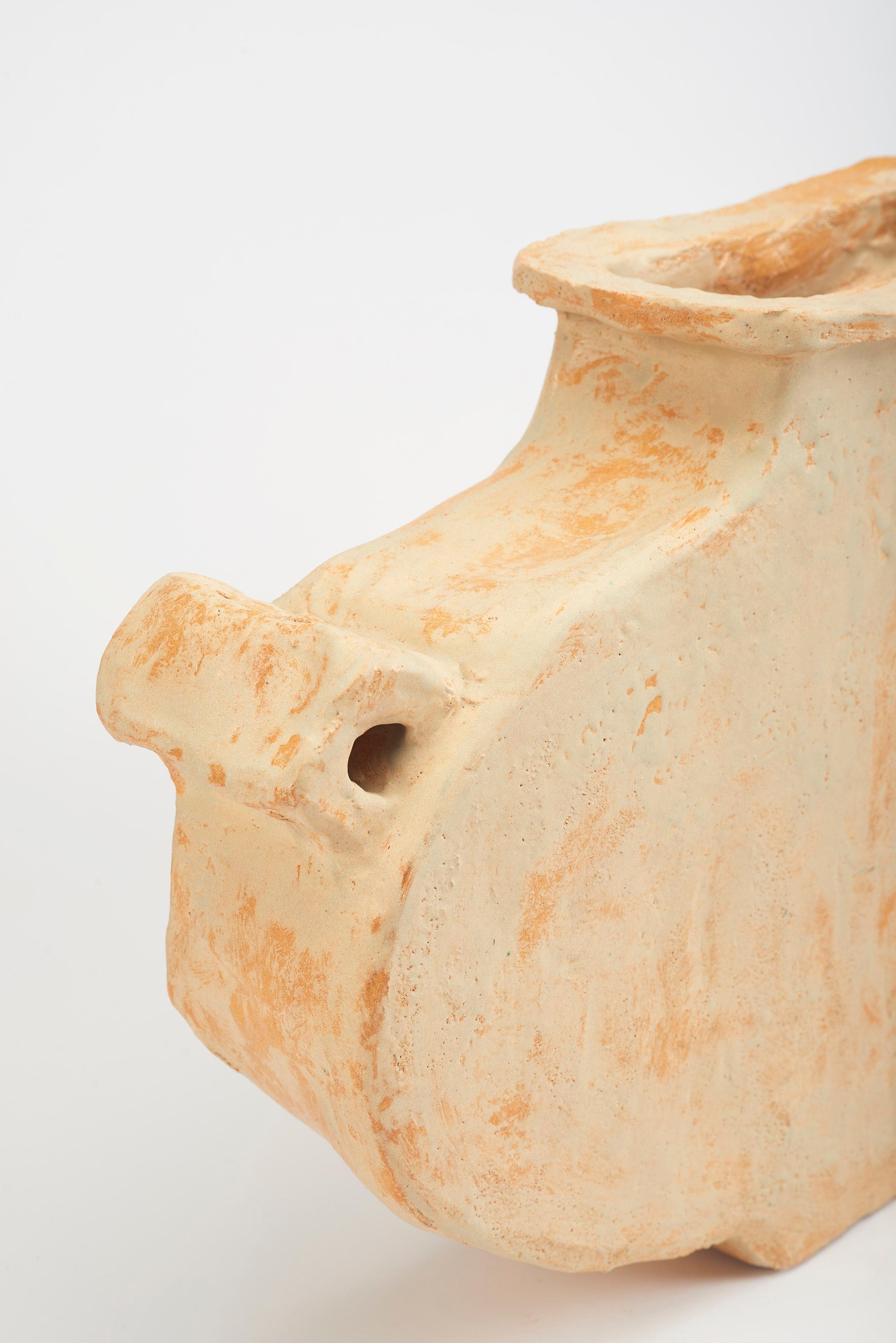 Glazed Big Efir Vase by Willem Van Hooff For Sale