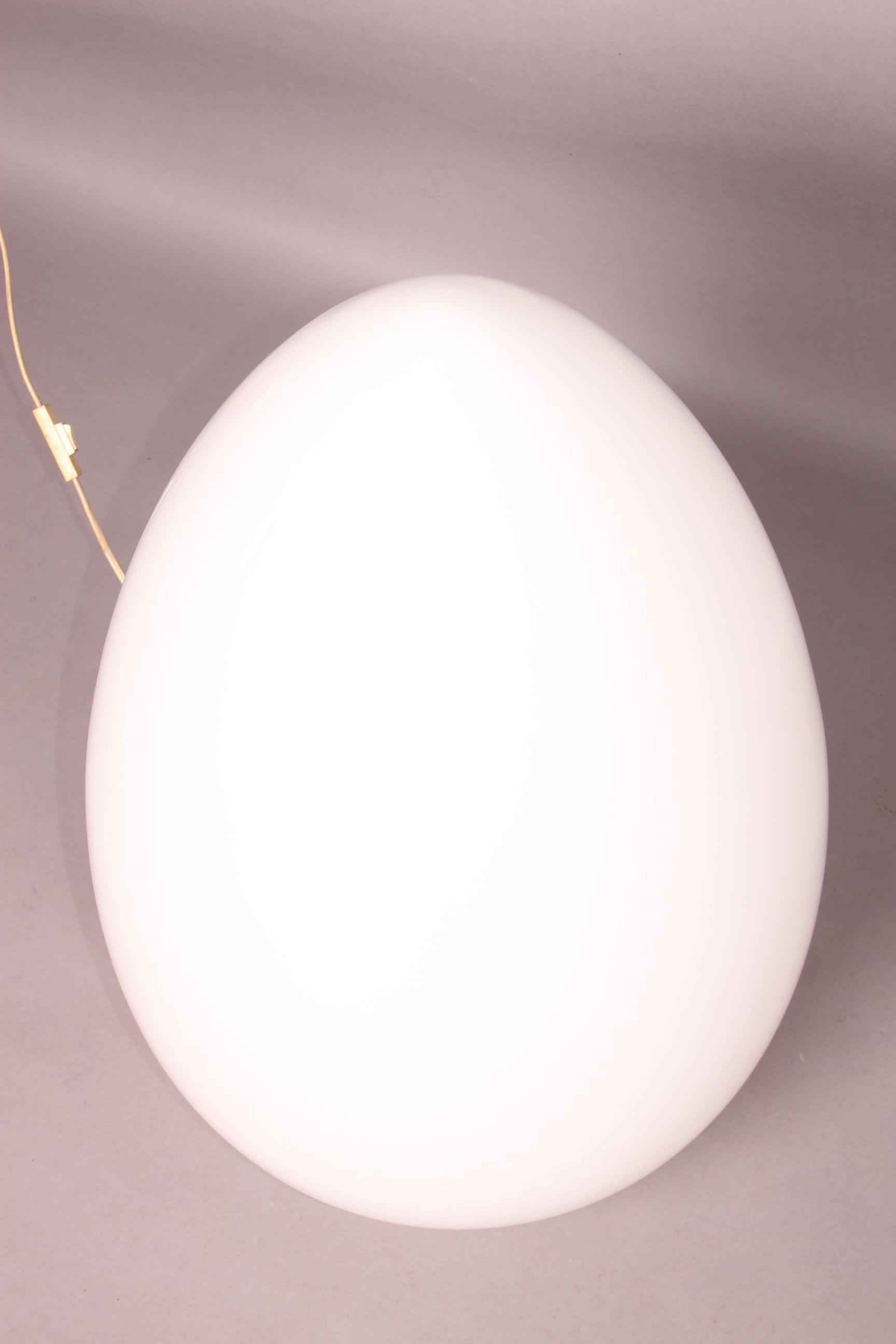 Big egg lamp.