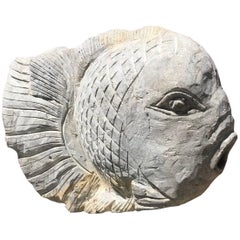 Big Fish Sculpture for Home, Garden or Nautical Fishermen's  Space Hand Carved 