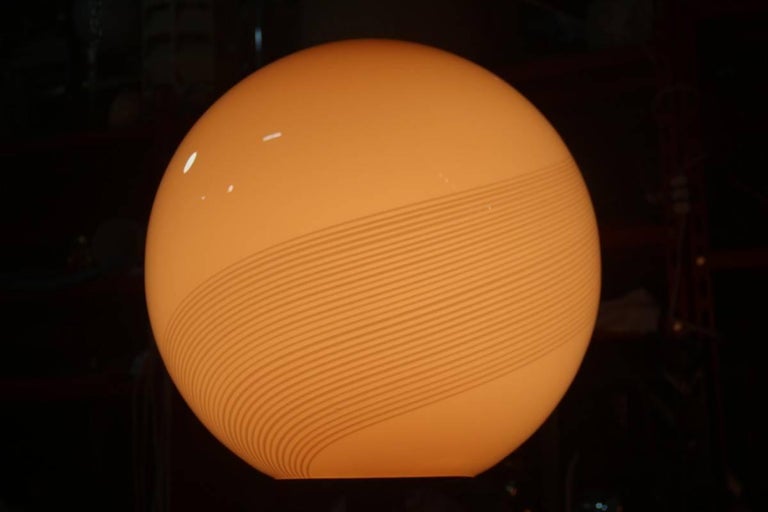 Big Floor Lamp Ball Murano Art Glass Effetre International Lino Tagliapietra For Sale at 1stdibs