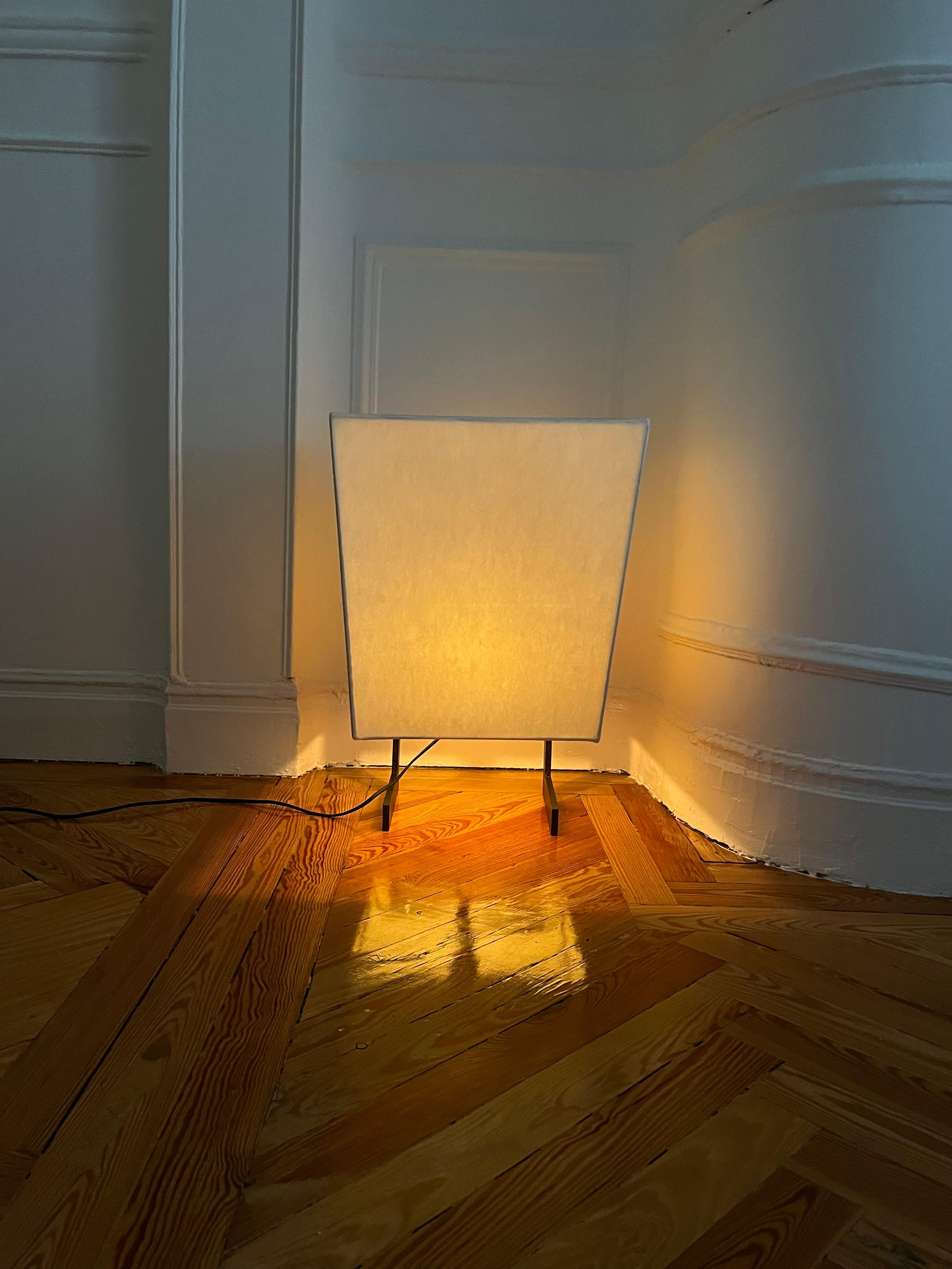 Minimalist Big Floor Table lamp Ryan Jones II For Sale
