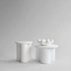 Big Foot Table, Bone White, Coffee Table or Side Table, Fibre Concrete.