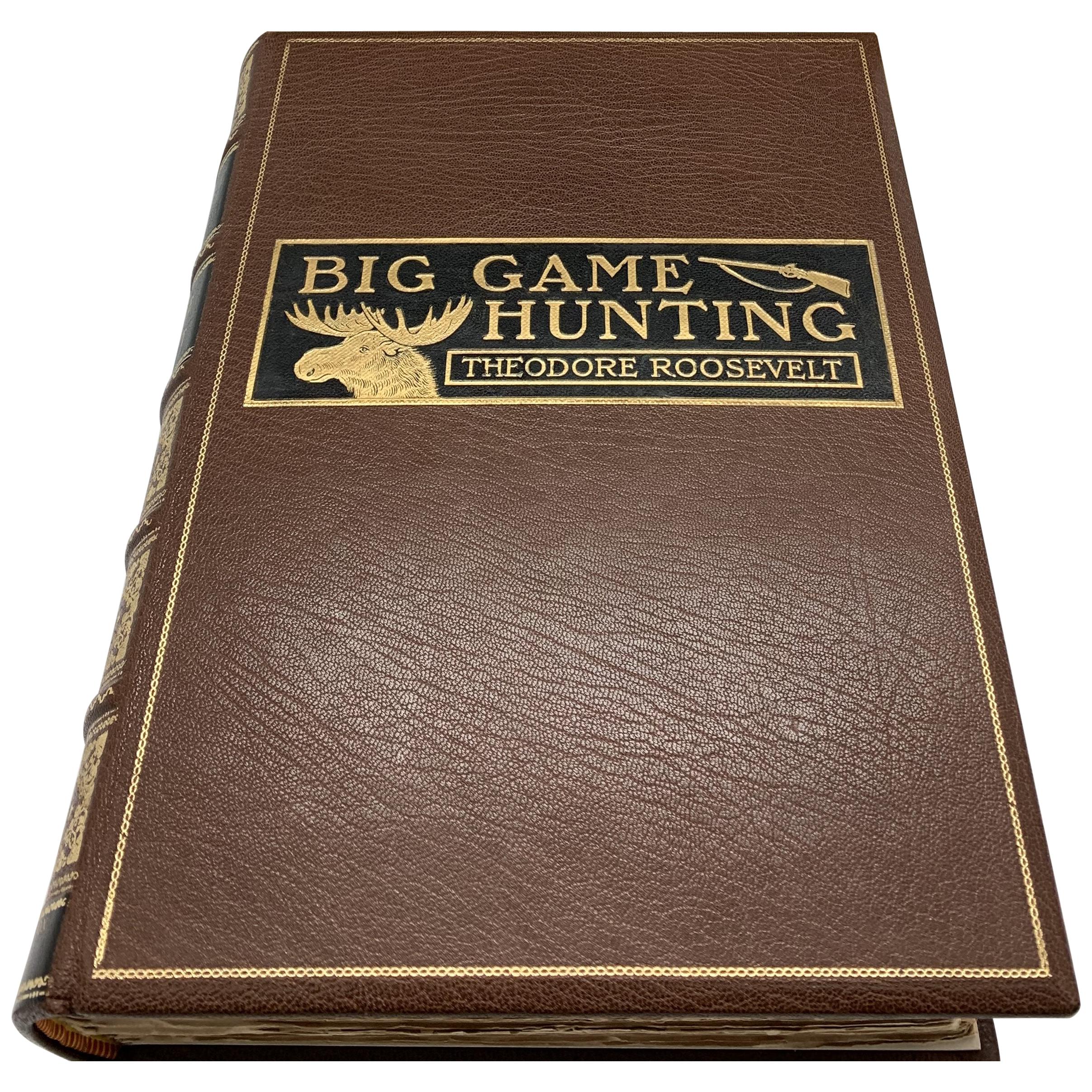 Roosevelt, Theodore. Big Game Hunting. New York: G. P. Putnam’s Sons, 1899. Signed by Theodore Roosevelt, Limited first Edition, numbered 762 / 1000. Fifty-five Illustrations.

Presented is a limited first edition copy of Big Game Hunting in the