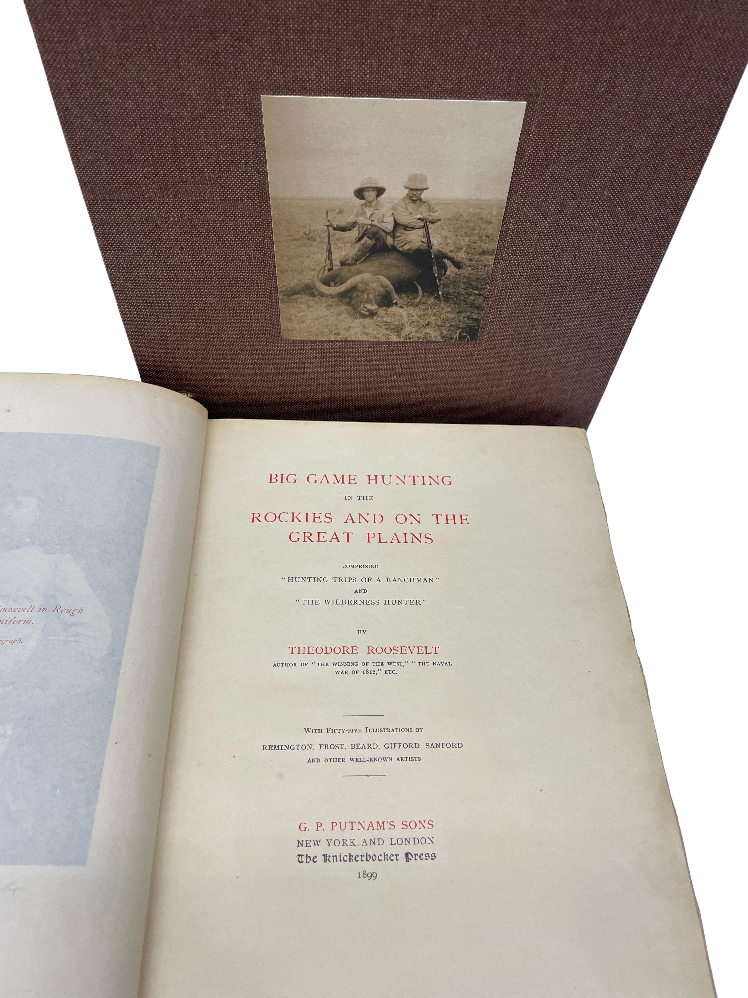 American Big Game Hunting, Signed by Theodore Roosevelt, #606 of 1000, 1899