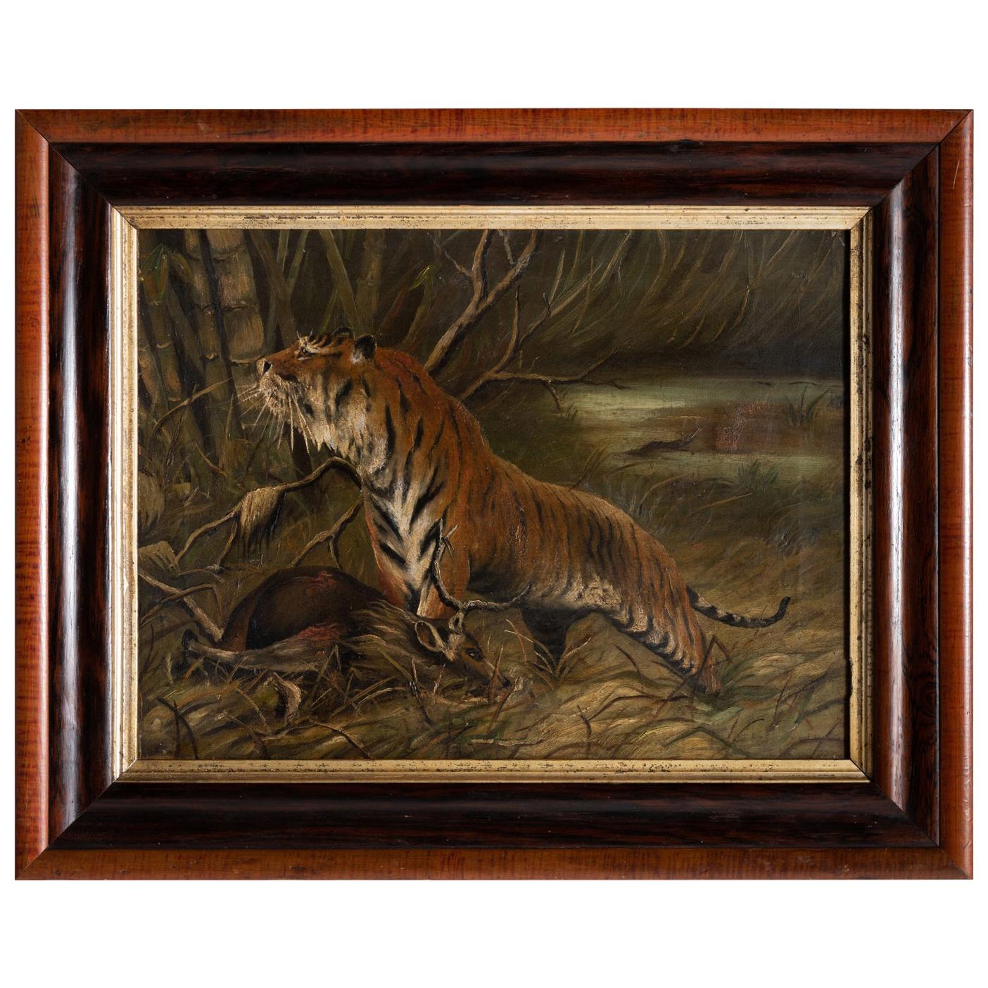 Tiger Oil Painting