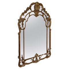 Big gilded wall mirror