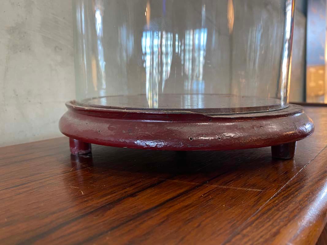 Big Glass Lintel Around 1900 /Globe/ Cloche For Sale 1