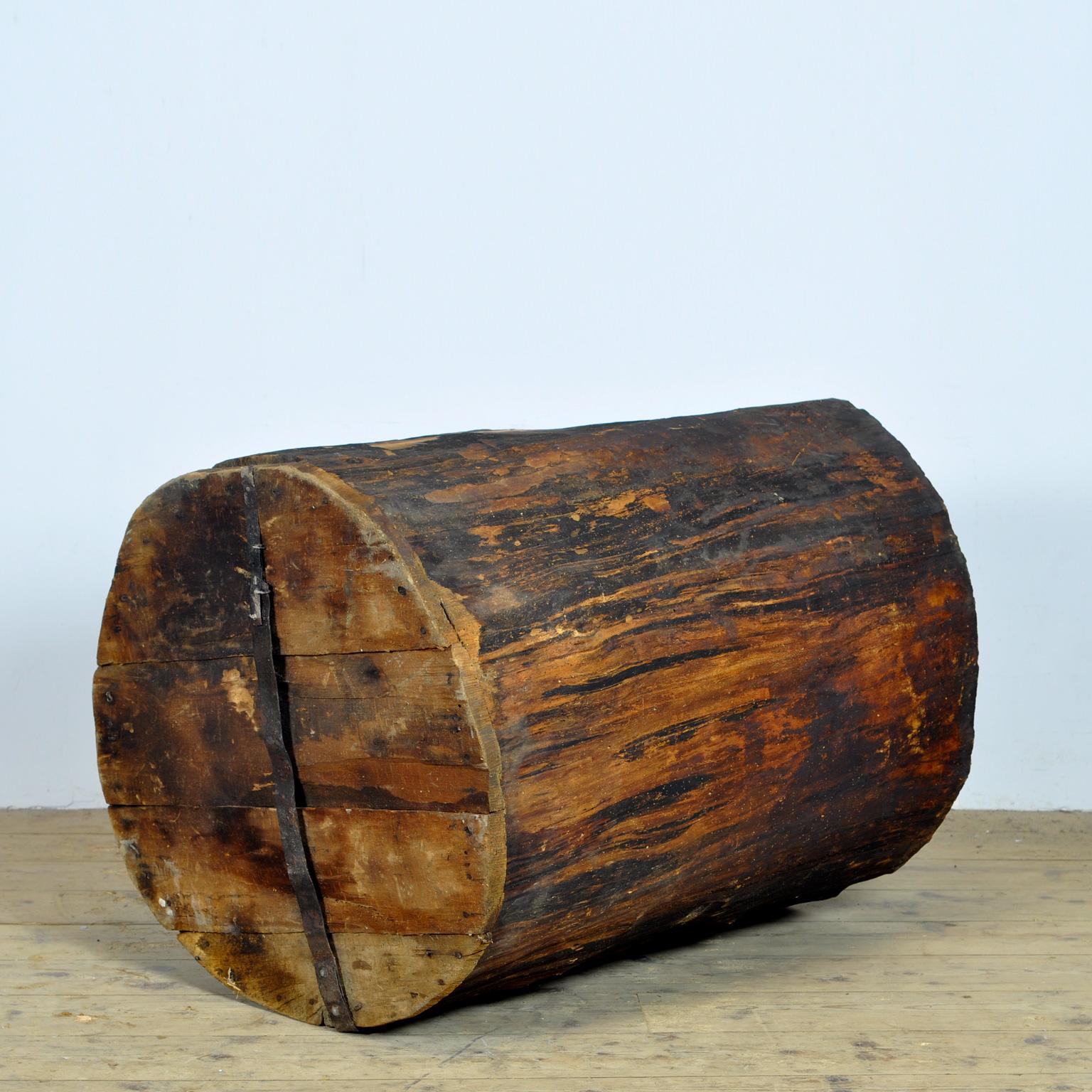 Big Grain Storage, Hollowed Out Tree, Circa 1900's For Sale 1