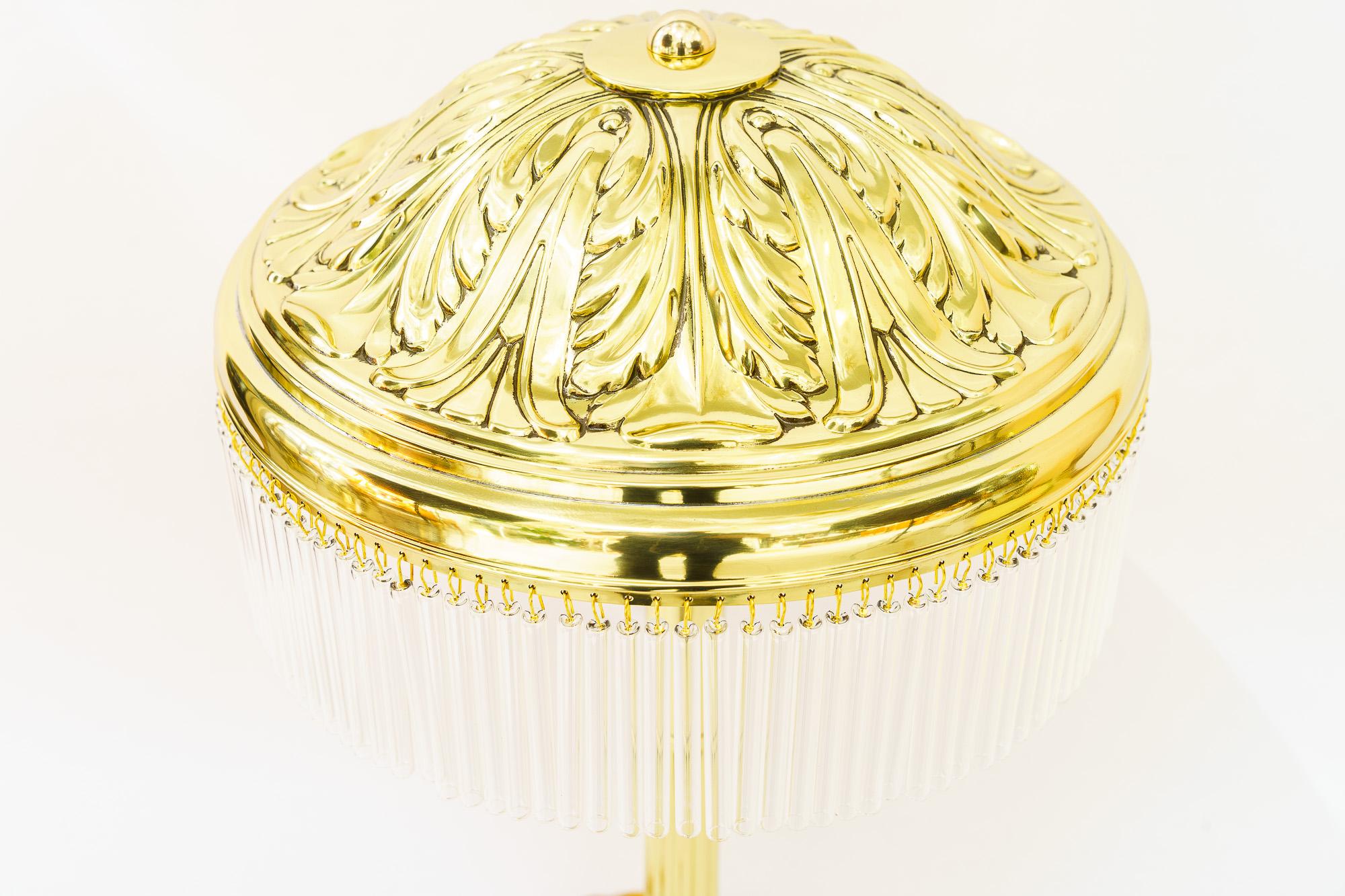 Fine XIX secolo Grande lampada da tavolo storica di Vienna del 1890 circa in vendita