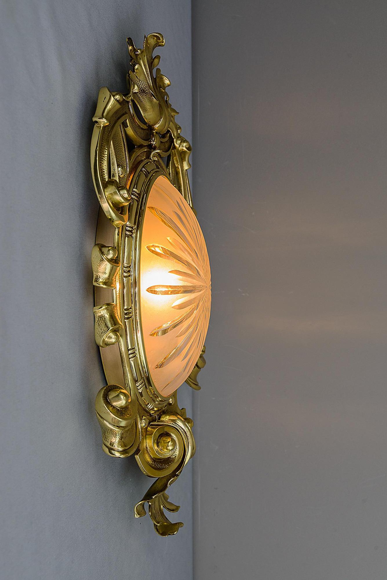 Big Historistic Wall Lamp, circa 1890s 6