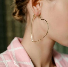 Big Hoop Earrings Sexy Earrings Accessories 925 Sterling Silver Fashion Earrings