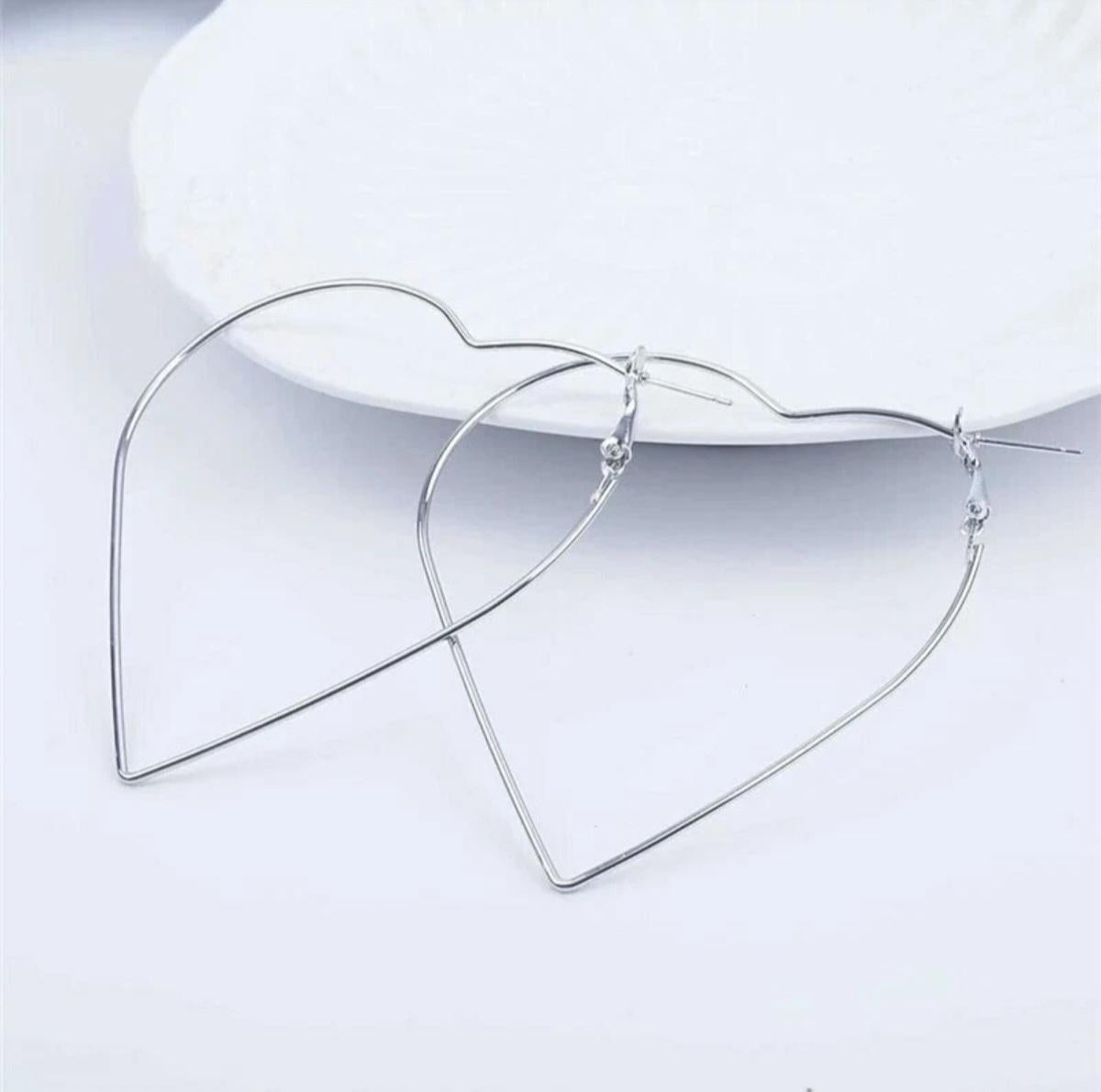 Art Deco Big Hoop Earrings Sexy Earrings Accessories 925 Sterling Silver Fashion Earrings For Sale