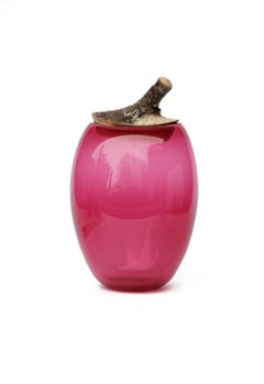 Grande ciotola di rami rosa caldo, Pia Wüstenberg