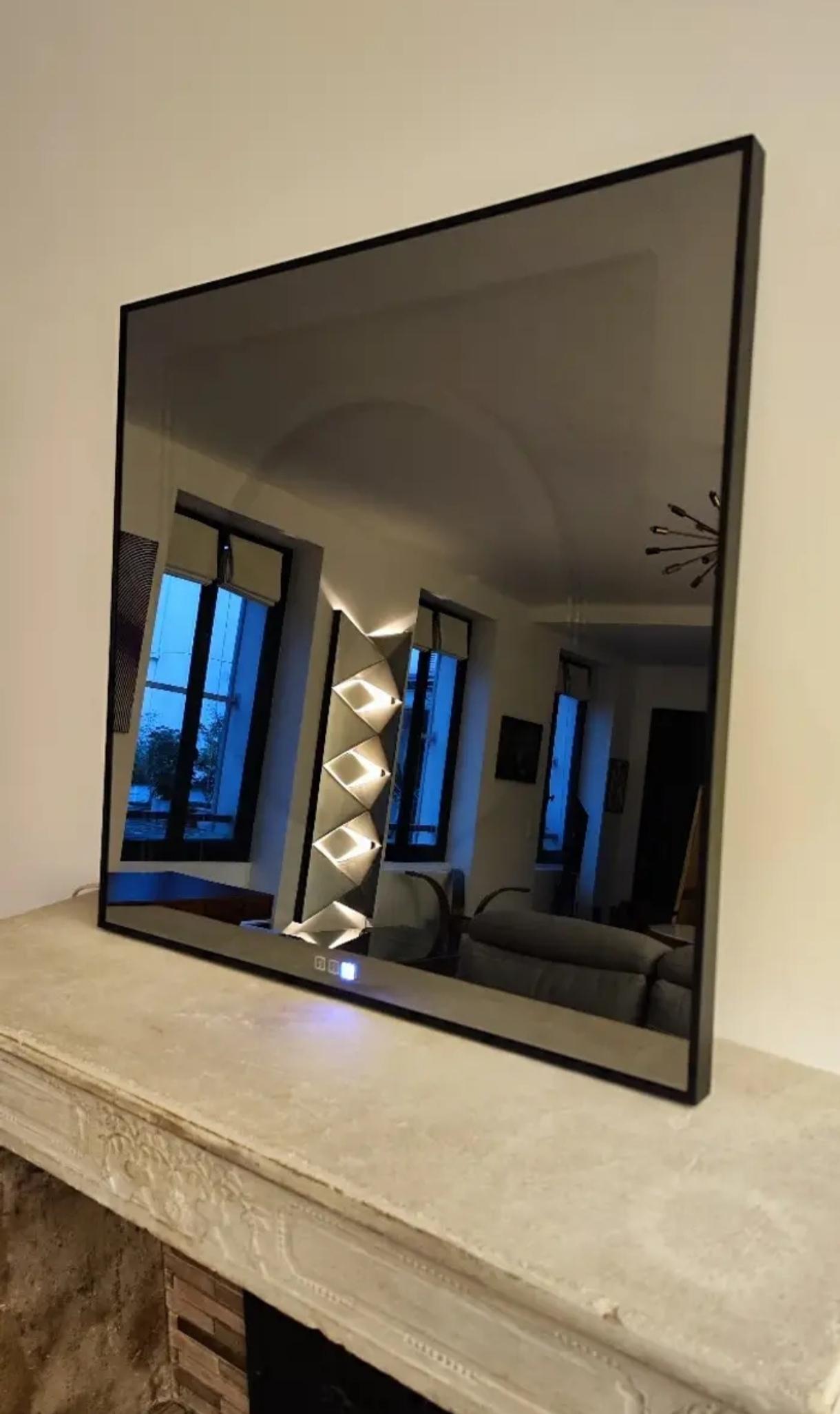 Große Infiny kinetische Spiegel led Lights Fenice, Rybojad oder Falcone  Wanddekoration (Französisch)