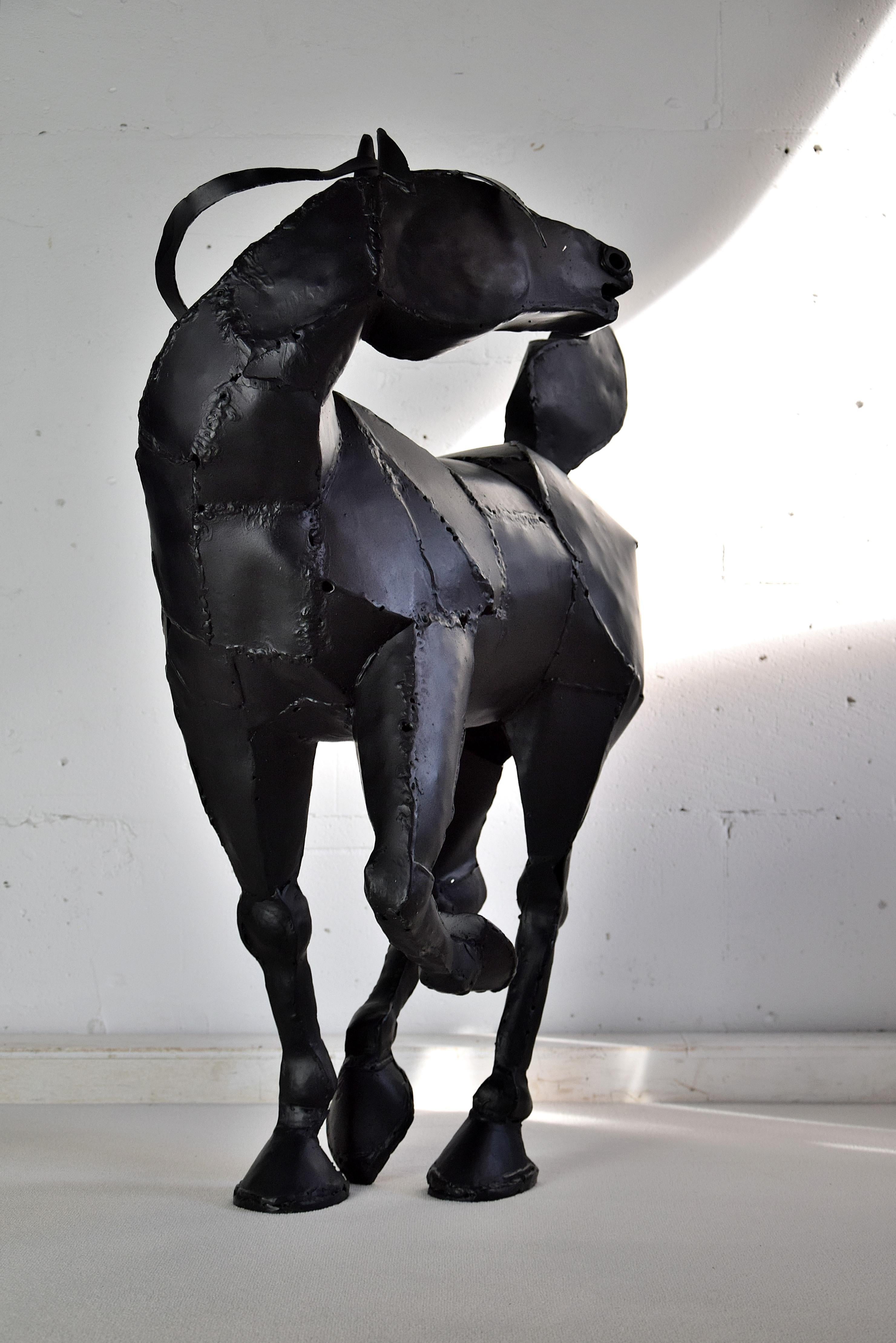 Big Iron Welded 1998 Horse Sculpture 1