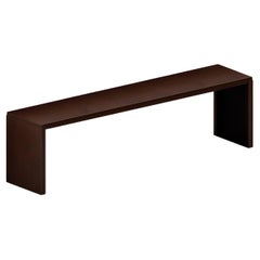 Big Irony Brown Outdoor Bench by Maurizio Peregalli
