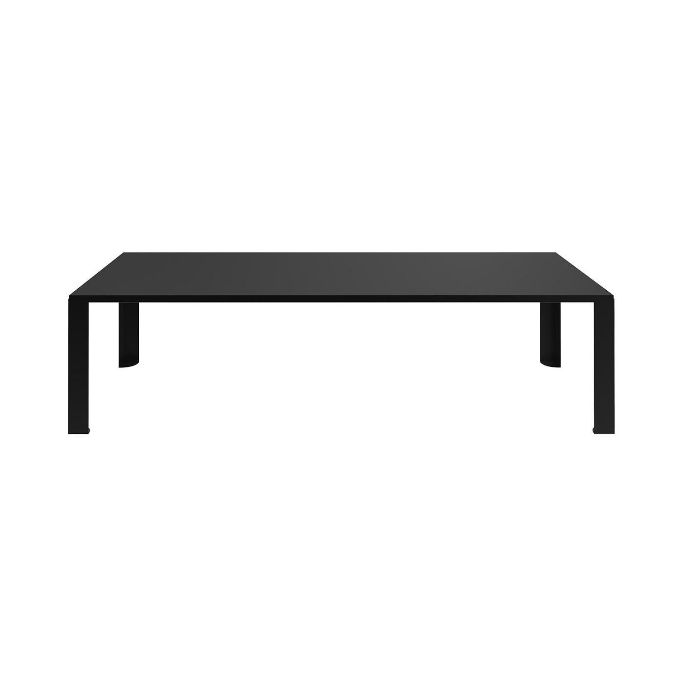 Contemporary Big Irony Rectangular Black Table by Maurizio Peregalli For Sale
